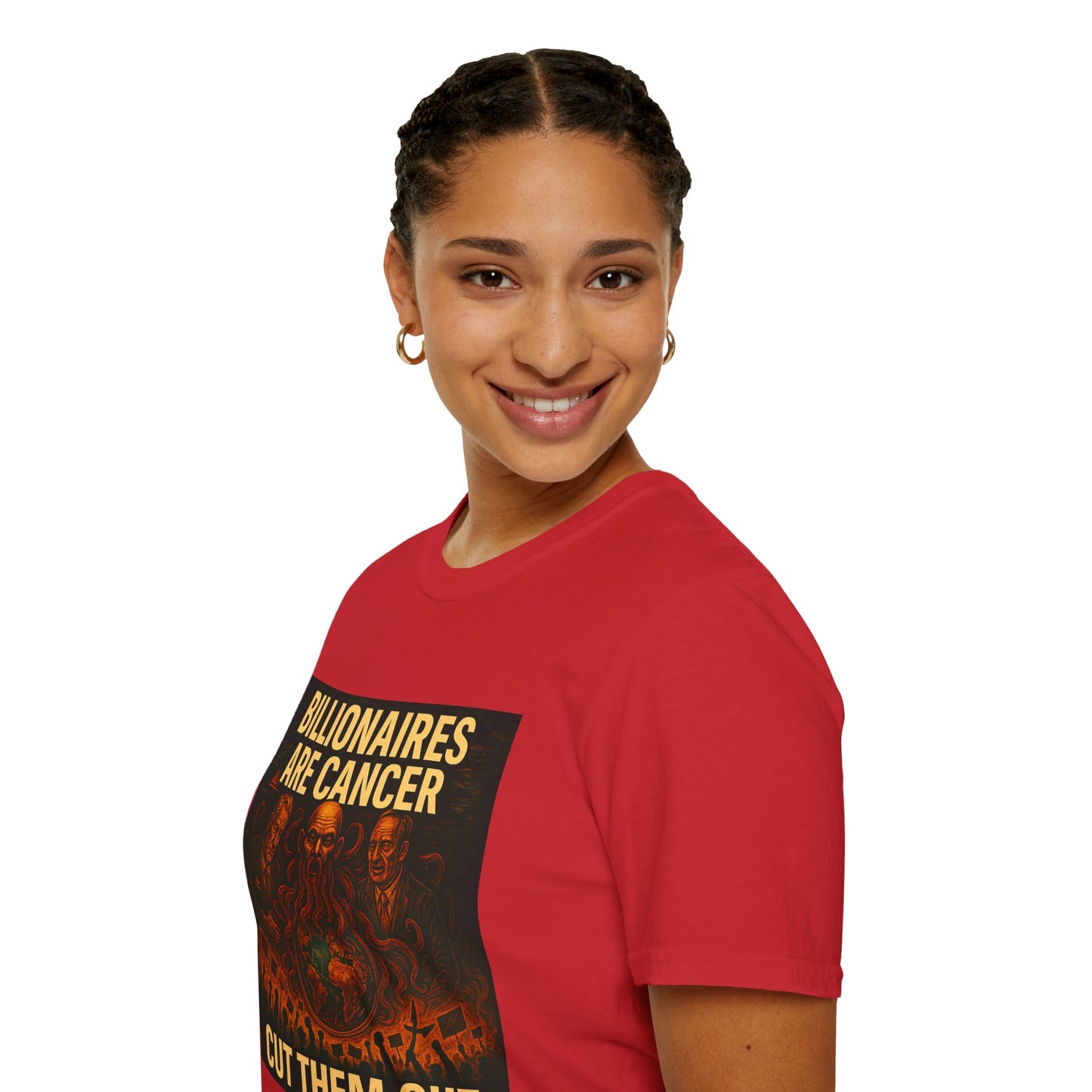 Billionaires Are Cancer – Anti-Billionaire Protest T-Shirt (Unisex)