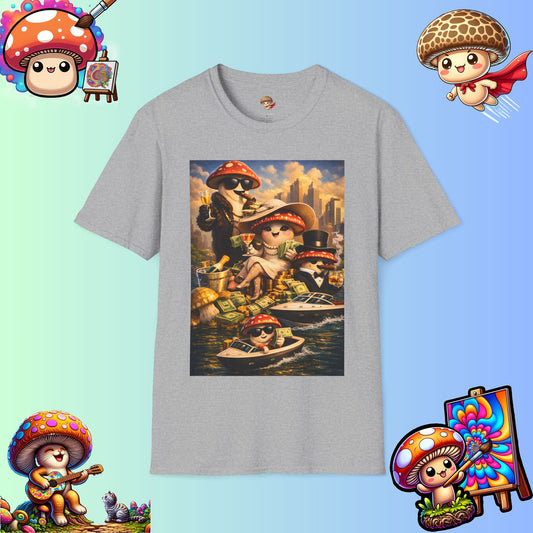 Thank You For Your Wealth - Satirical Luxury Mushroom Shirt