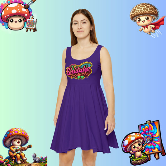 Shiitake Skater Dress – Bold, Fun, and Effortlessly Cool