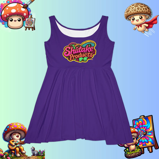 Shiitake Skater Dress – Bold, Fun, and Effortlessly Cool