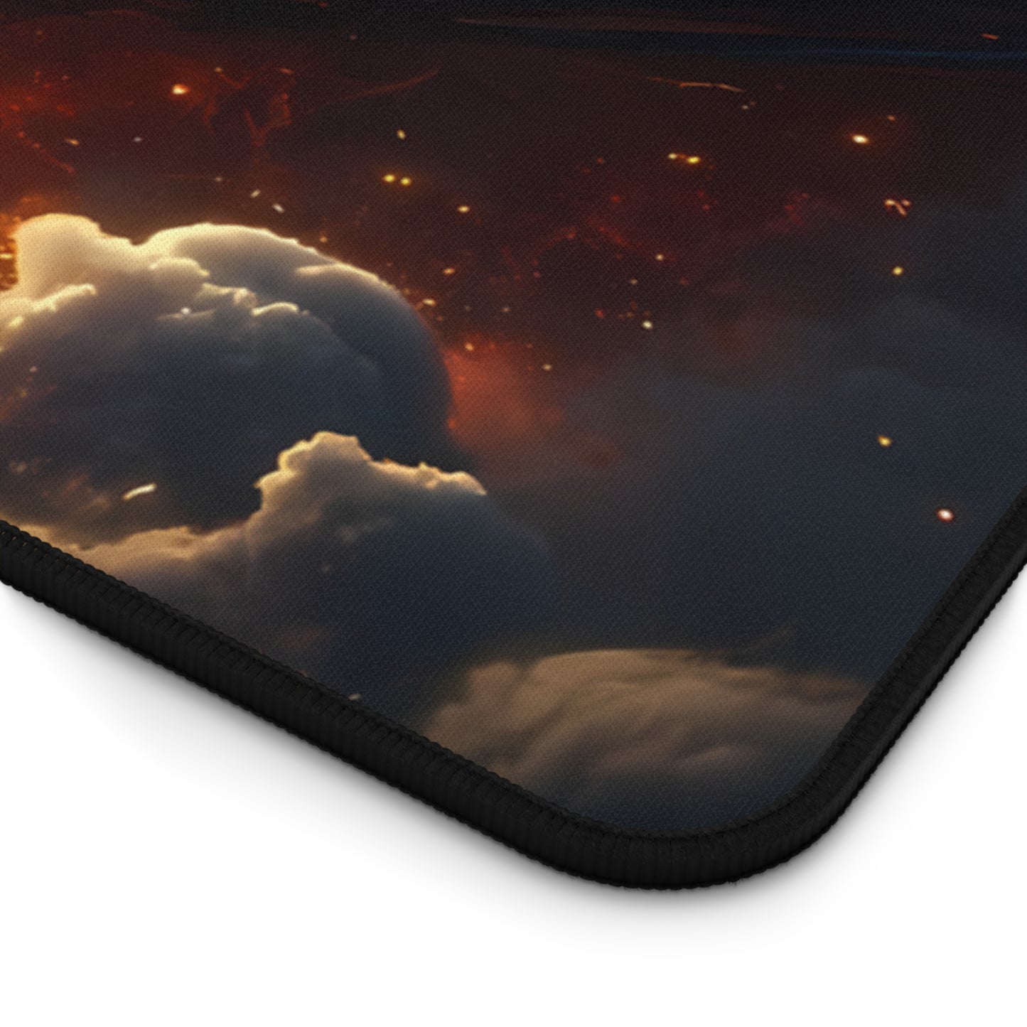 Dragon Phoenix Epic Battle – Large Gaming Desk Mat (31.5" x 15.5")