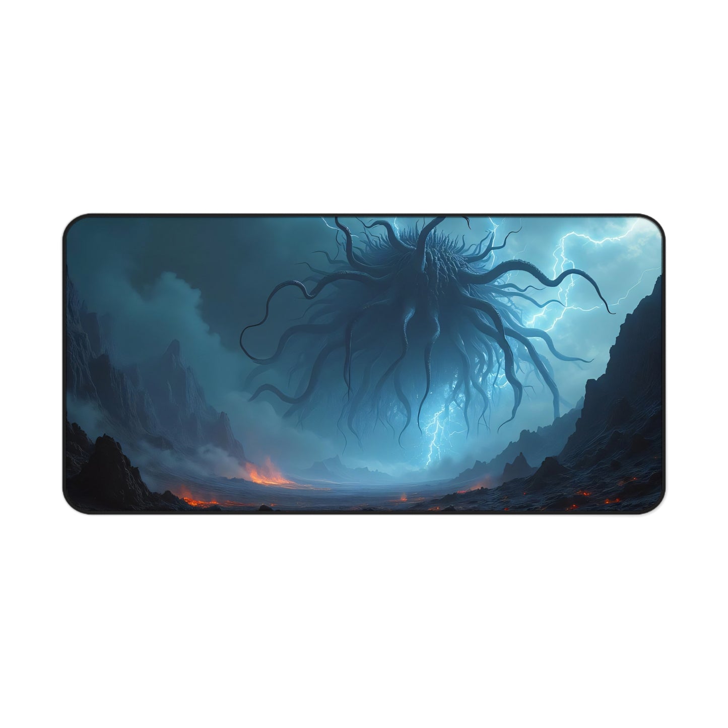 Infernal Flight: Gothic Fantasy Desk Mat – Unleash the Darkness