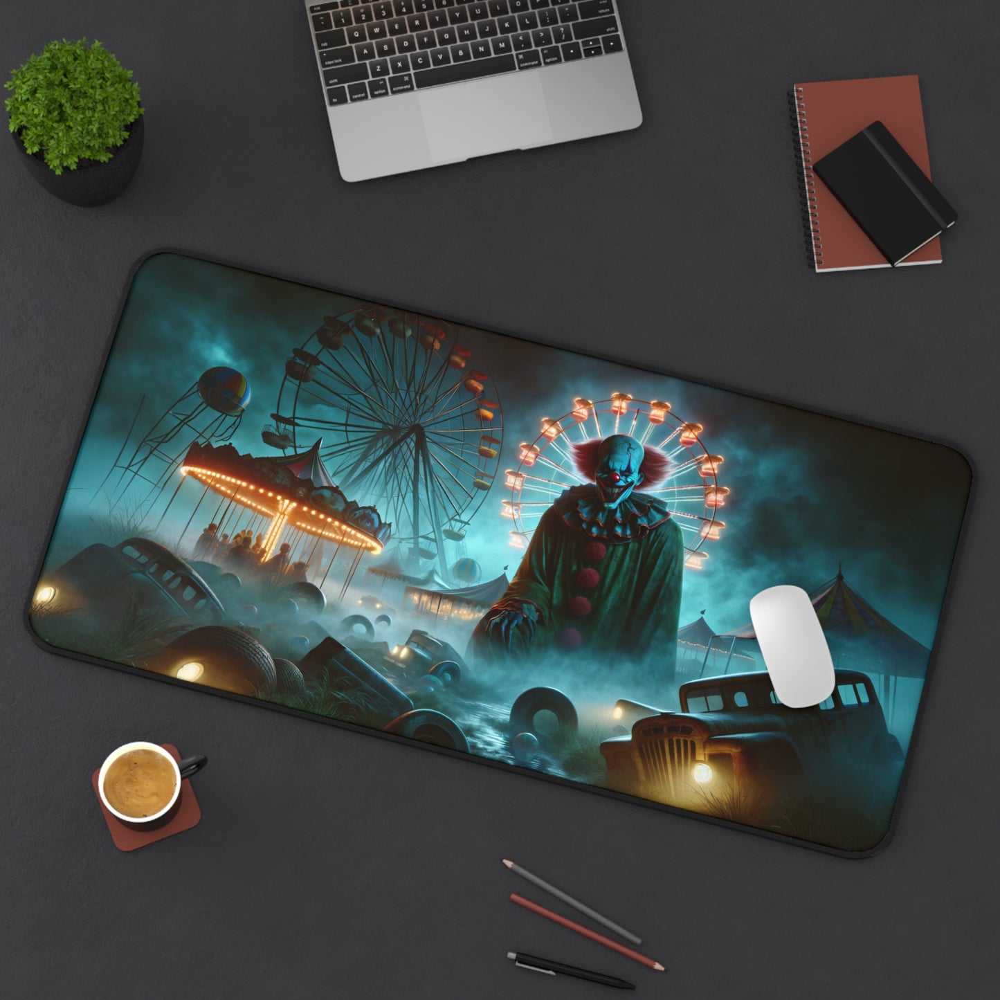 Carnival of Fear Gaming Desk Mat (31.5"x15.5")