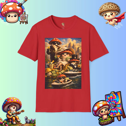 Thank You For Your Wealth - Satirical Luxury Mushroom Shirt