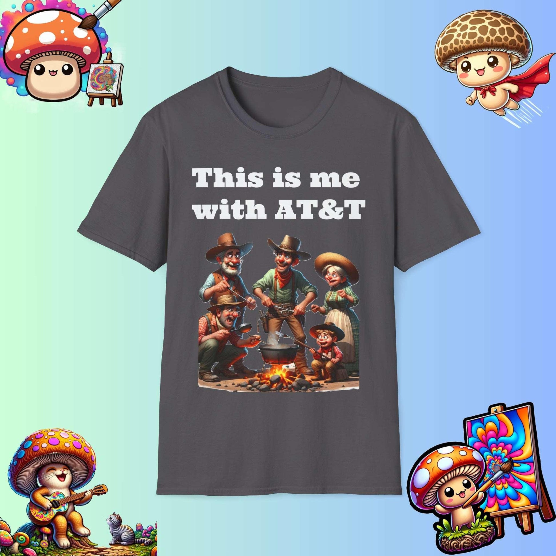 This is me with AT&T Parody shirt - living in the wild west