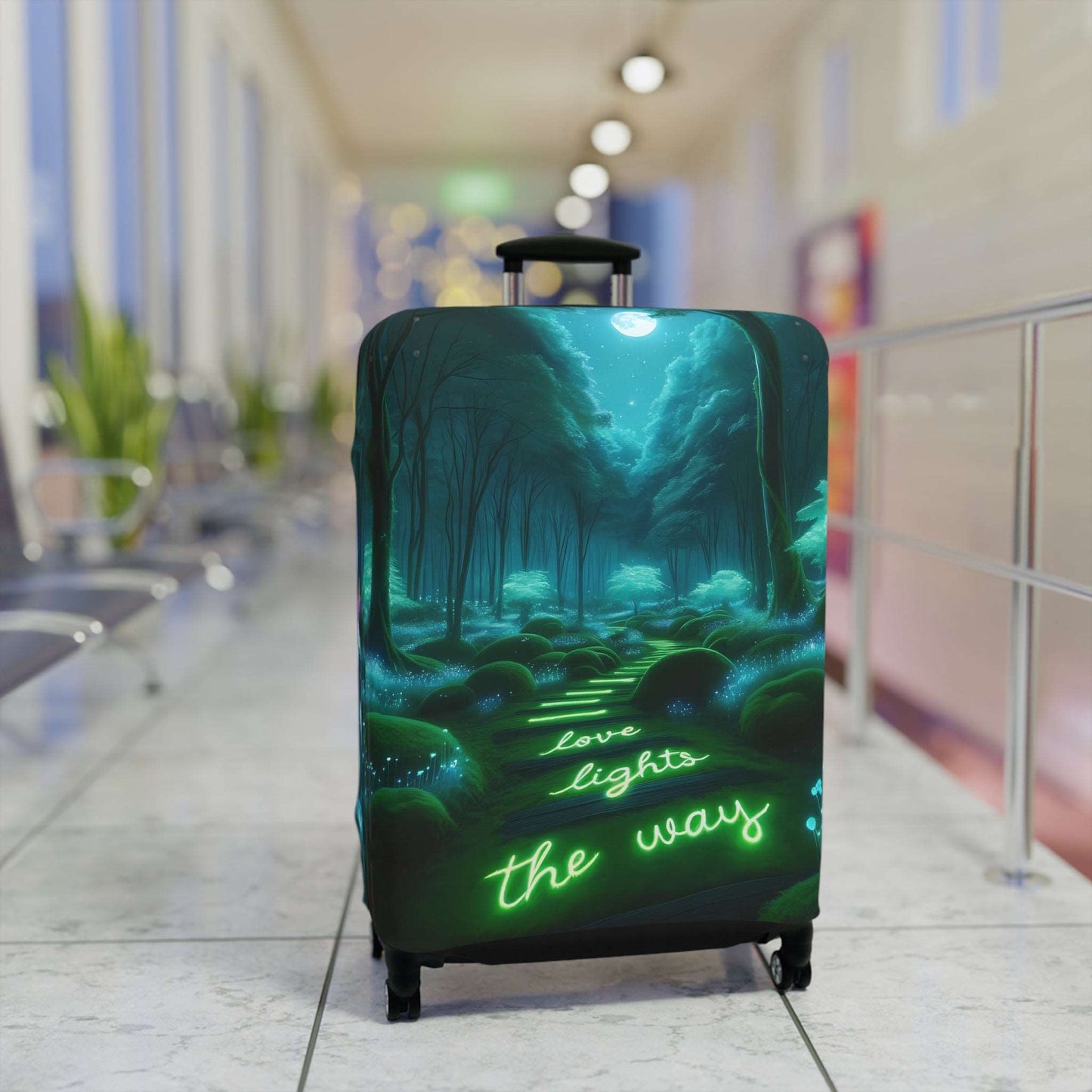 Enchanted Forest Luggage Cover Set - Inspirational Night Glow