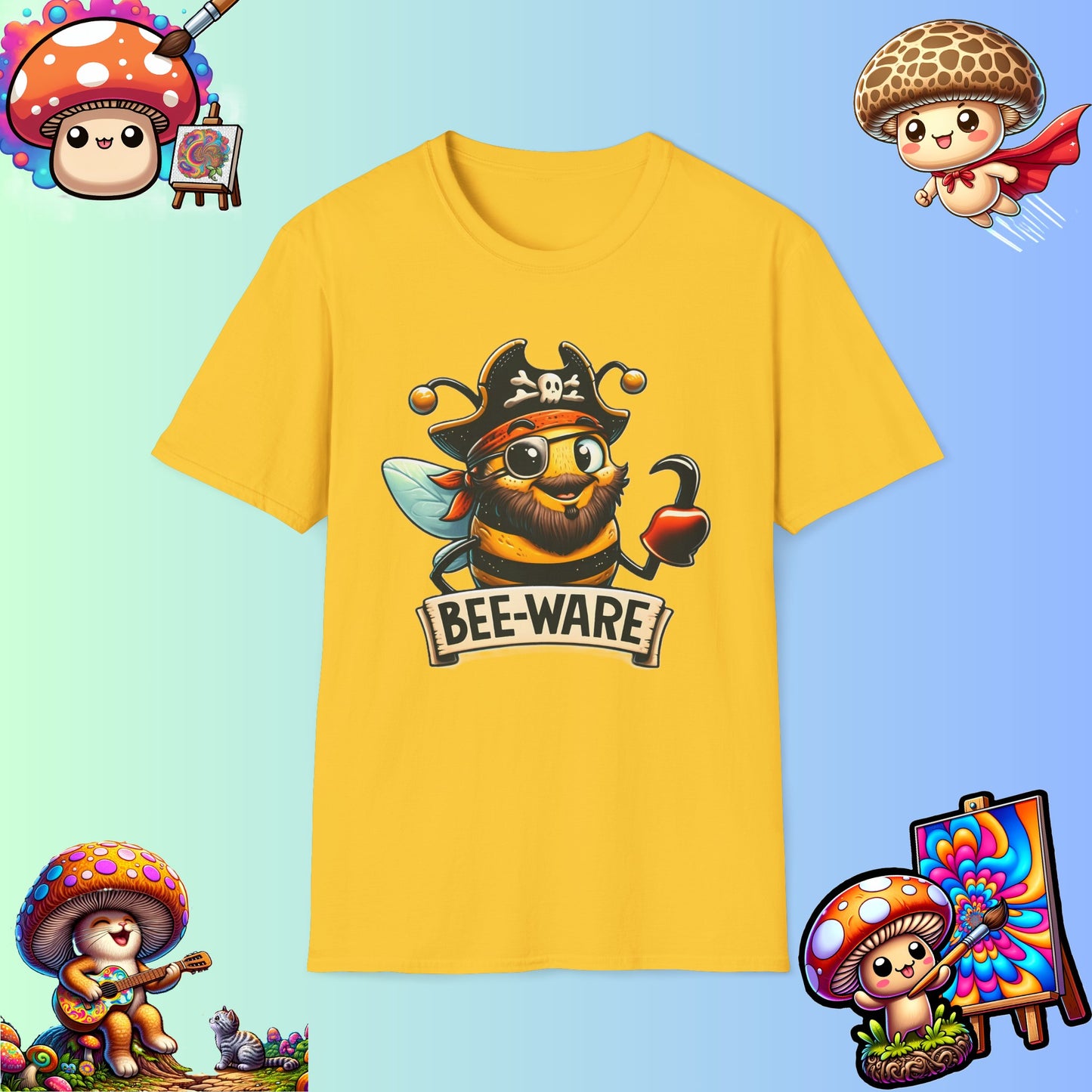 Bee-Ware Pirate Bumblebee T-Shirt