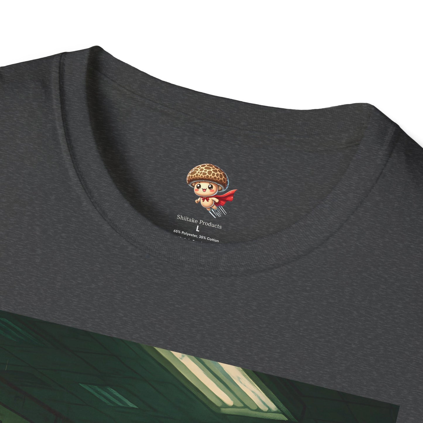 Produce or Perish – Dystopian Office Mushroom Shirt