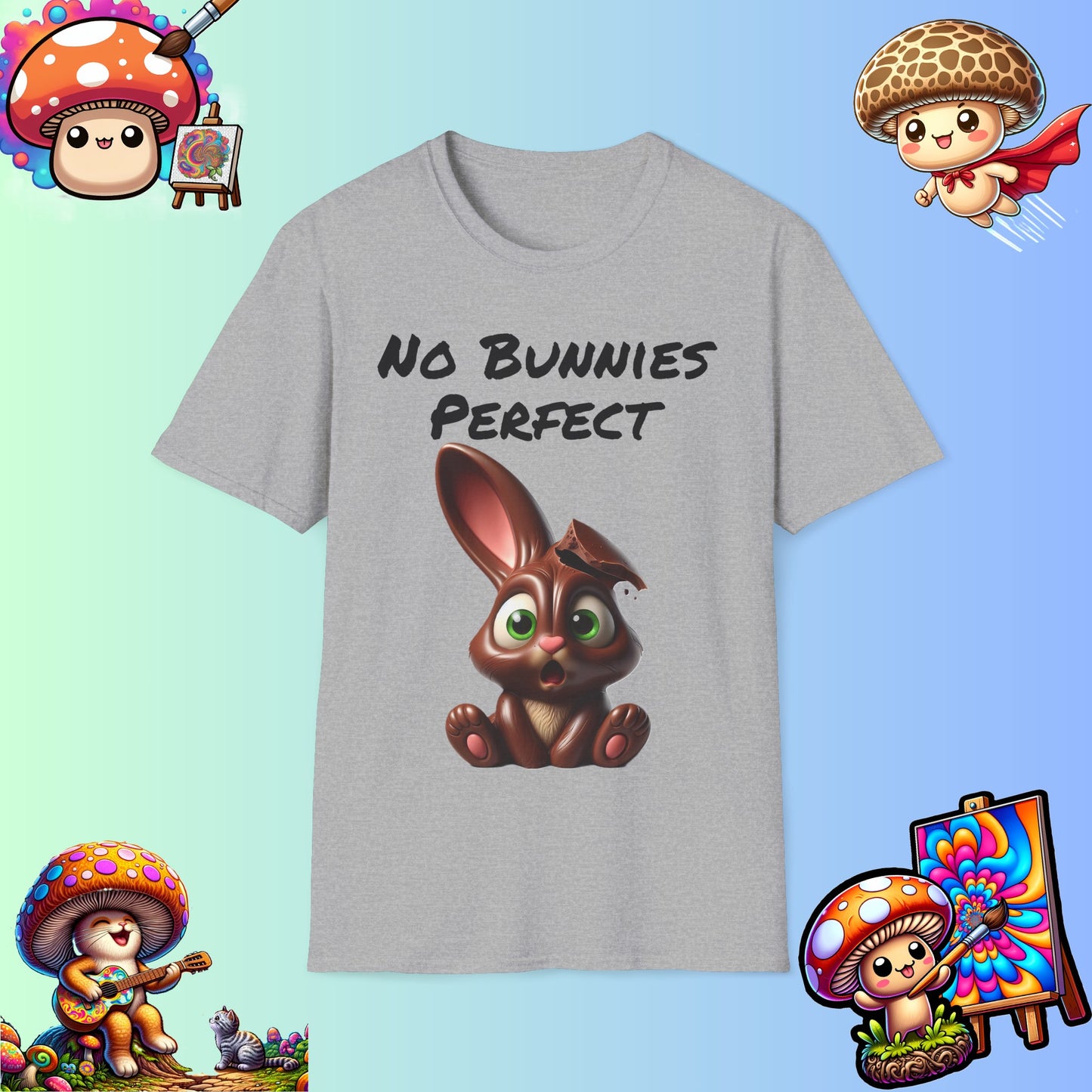 No Bunnies Perfect - Funny Unisex Cotton T-shirt