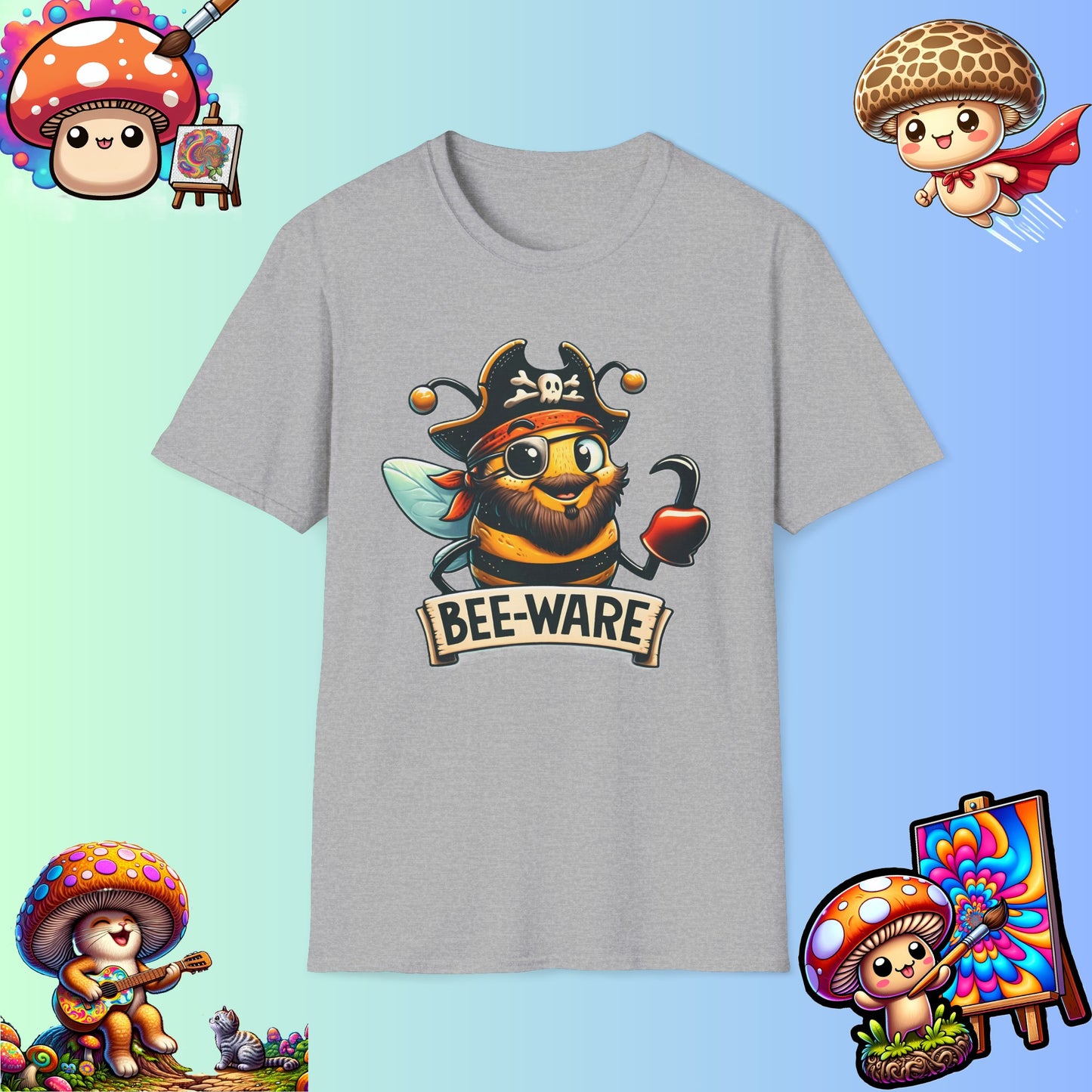 Bee-Ware Pirate Bumblebee T-Shirt