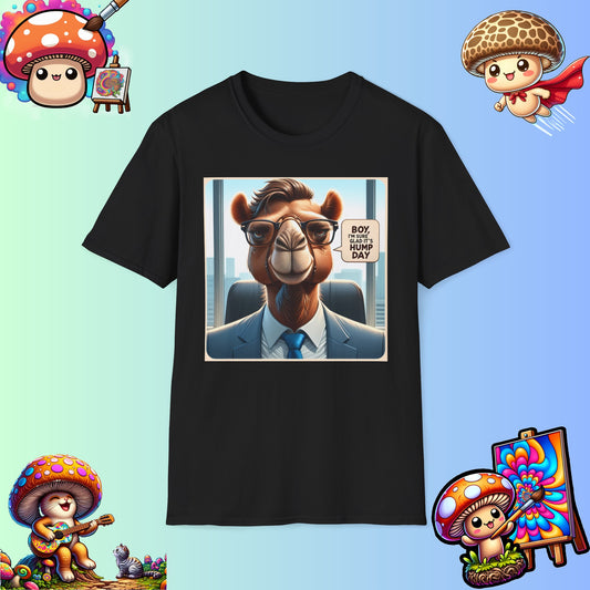 Boy, Sure Glad It’s Hump Day Unisex Meme Tee • For the midweek warriors
