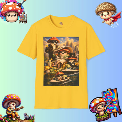 Thank You For Your Wealth - Satirical Luxury Mushroom Shirt