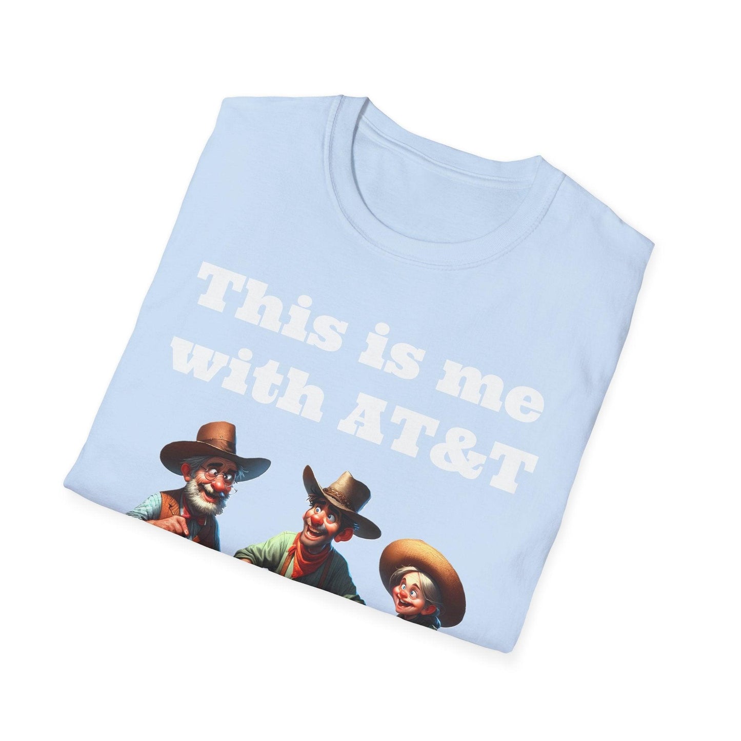 This is me with AT&T Parody shirt - living in the wild west - Shiitake Products