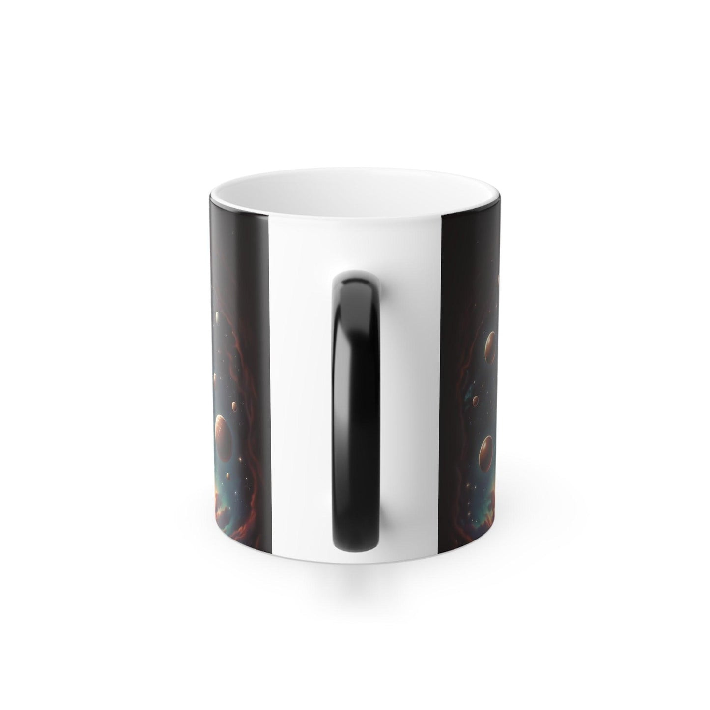 COLOR MORPHING MUG - Cosmic Brew abstract mushroom cup - 11oz - Shiitake Products