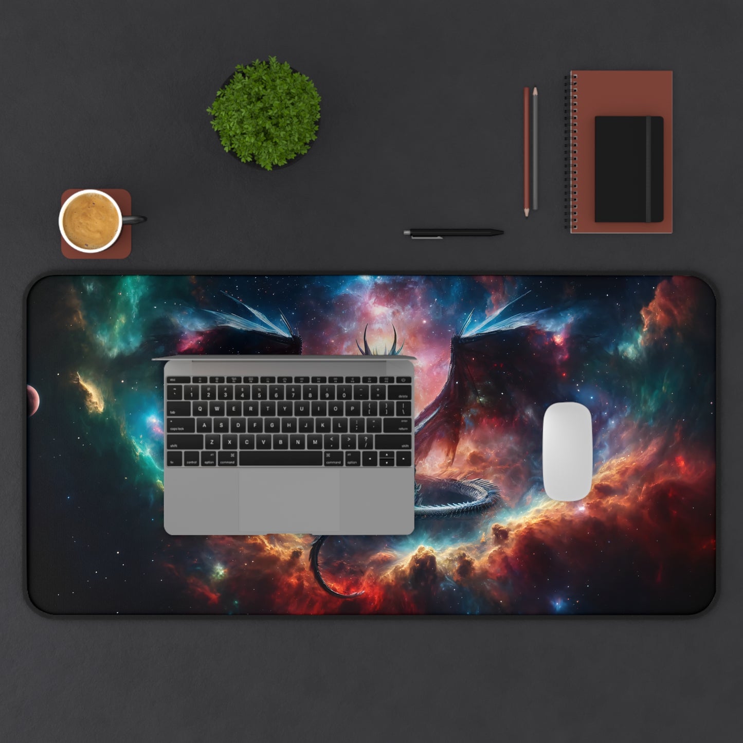 Cosmic Dragon Conqueror Desk Mat - 31.5"x15.5"