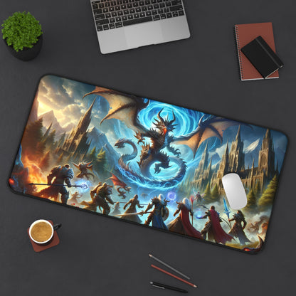 Epic Battle Fantasy MMORPG Large Desk Mat - 31.5x15.5 - immersive gaming accessory