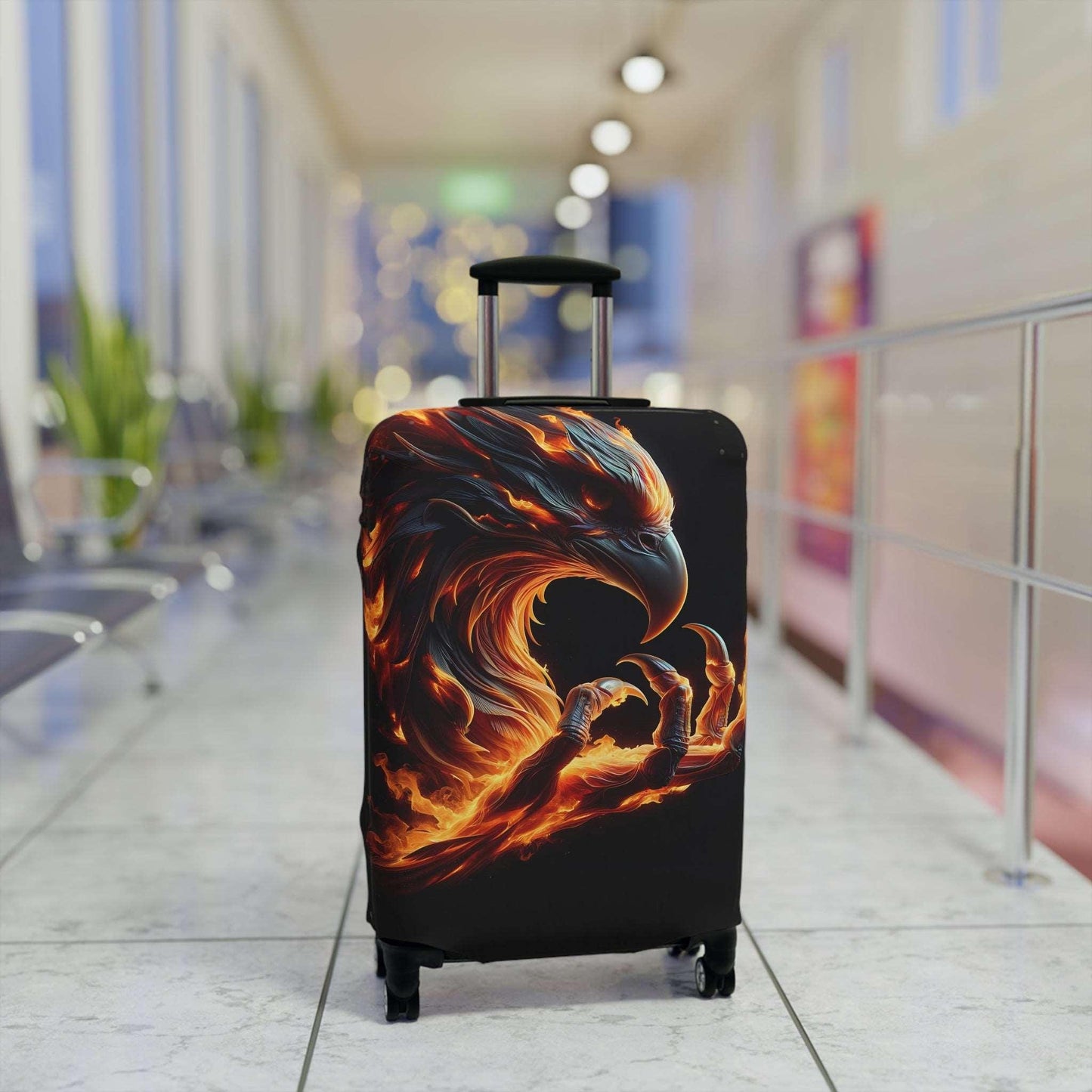 Phoenix Flame Luggage Cover - Fits 21'', 25'', 28'' Suitcases