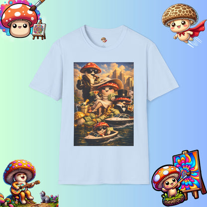 Thank You For Your Wealth - Satirical Luxury Mushroom Shirt