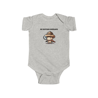 Infant Bodysuit - Shiitake Happens and No Shiitake Sherlock Design