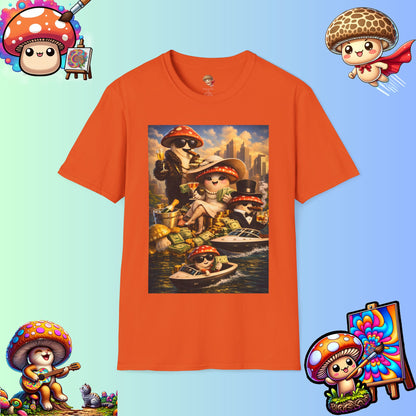 Thank You For Your Wealth - Satirical Luxury Mushroom Shirt