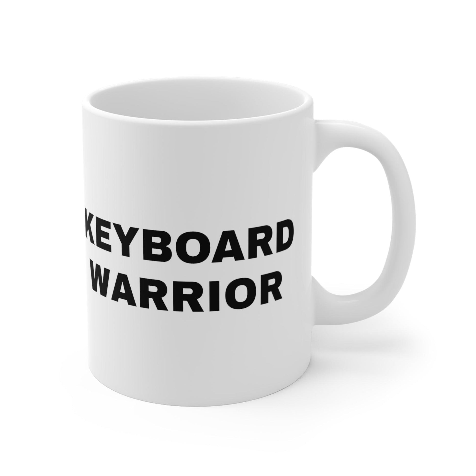 Keyboard Warrior Knight Mug - 11oz Ceramic Cup for Office Humor, Medieval Fantasy Coffee Mug, Unique Gift for Gamers and History Enthusiasts - Shiitake Products