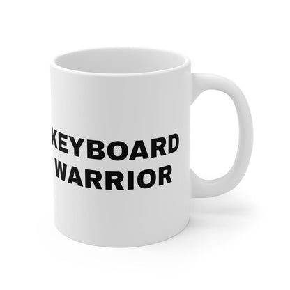 Keyboard Warrior Knight Mug - 11oz Ceramic Cup for Office Humor, Medieval Fantasy Coffee Mug, Unique Gift for Gamers and History Enthusiasts - Shiitake Products