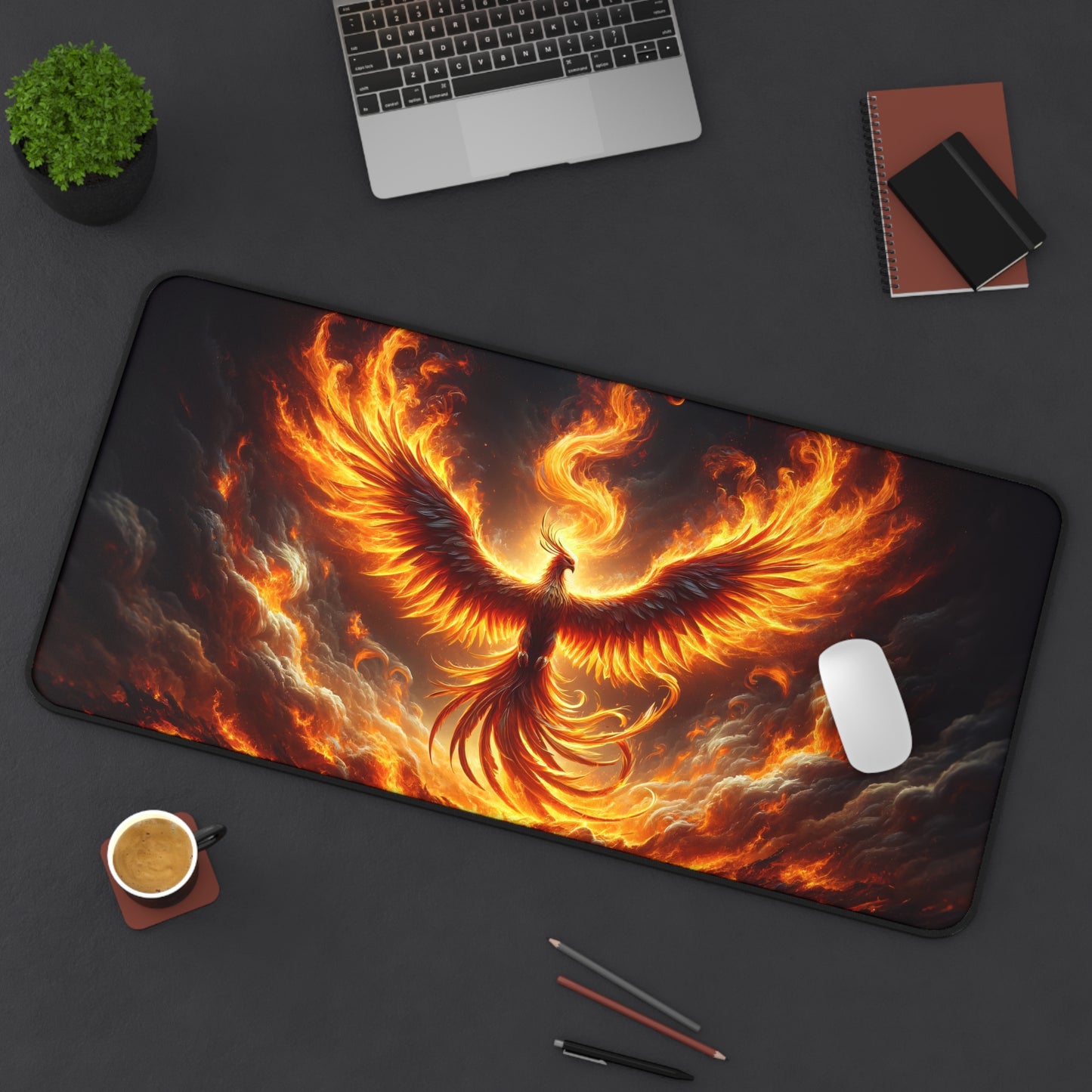 Majestic Phoenix Epic Gaming Desk Mat - 31.5"x15.5"