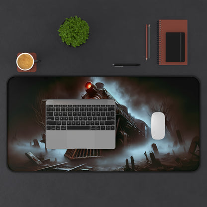 Eerie Express: Haunted Train Gaming Desk Mat (31.5x15.5)