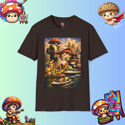 Thank You For Your Wealth - Satirical Luxury Mushroom Shirt