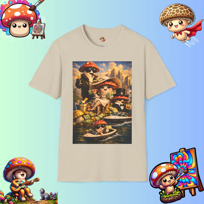 Thank You For Your Wealth - Satirical Luxury Mushroom Shirt