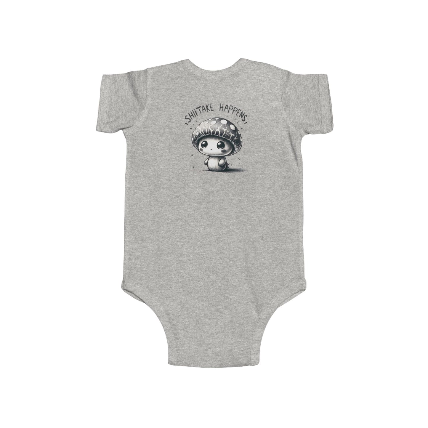 Infant Bodysuit - Shiitake Happens and No Shiitake Sherlock Design