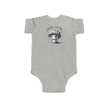 Infant Bodysuit - Shiitake Happens and No Shiitake Sherlock Design
