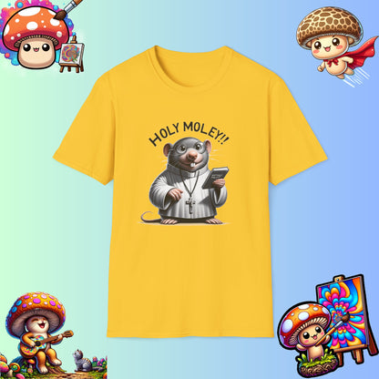 Holy Moley!! Catholic Priest Mole T-Shirt