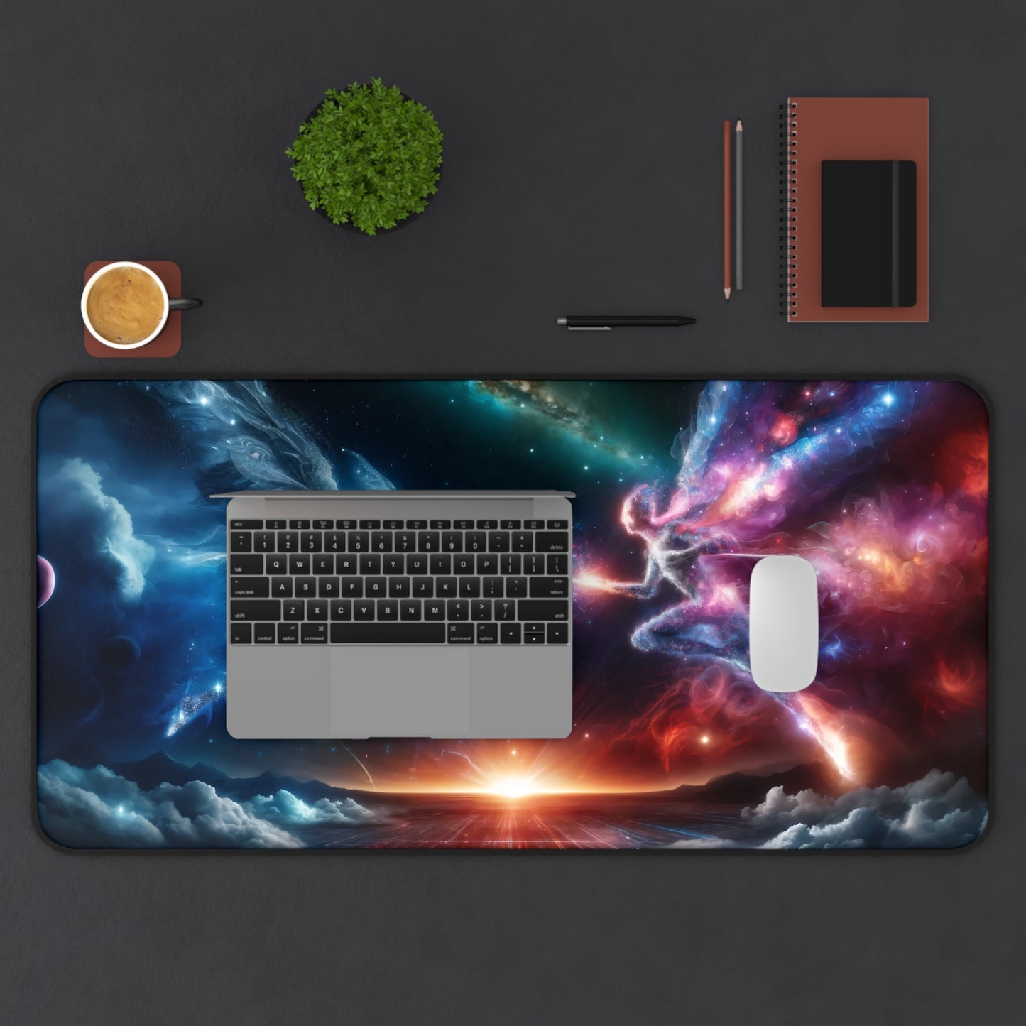 Celestial Duel Gaming Desk Mat - 31.5"x15.5"