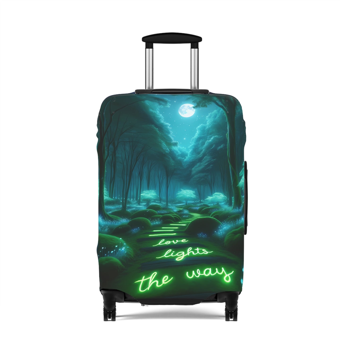 Enchanted Forest Luggage Cover Set - Inspirational Night Glow