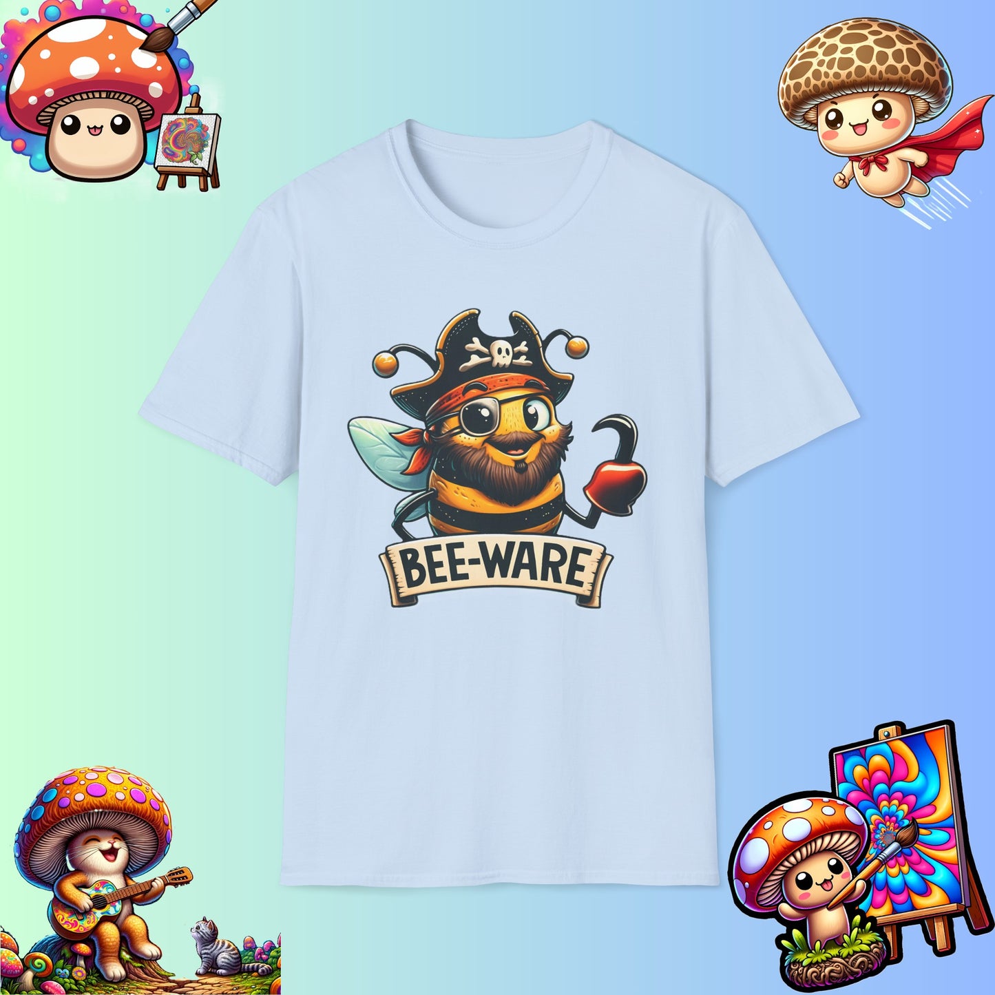 Bee-Ware Pirate Bumblebee T-Shirt