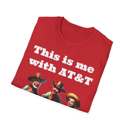 This is me with AT&T Parody shirt - living in the wild west - Shiitake Products