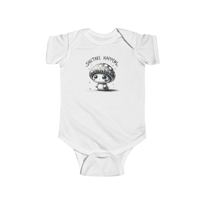 Shiitake Happens Baby Bodysuit