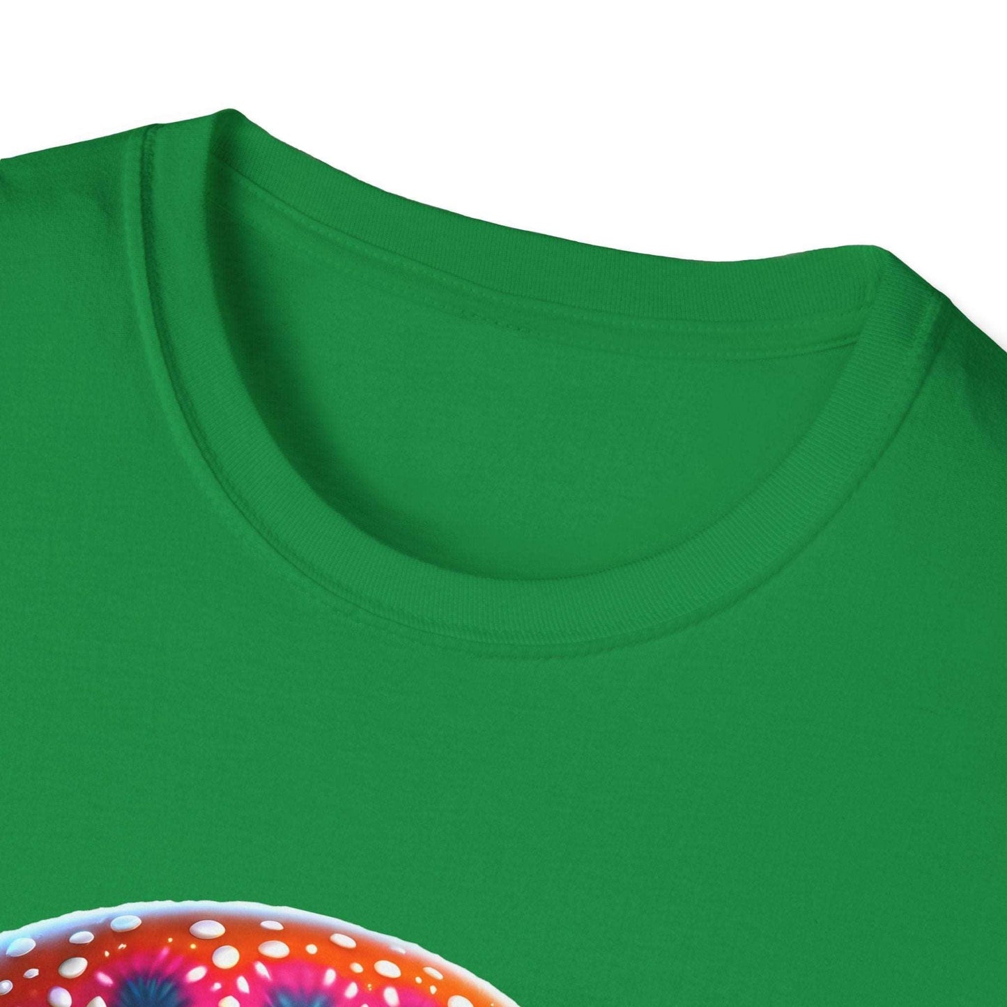 Psychedelic Guitarist Mushroom T-Shirt - Vibrant Music Festival & Concert Tee - Multiple Colors