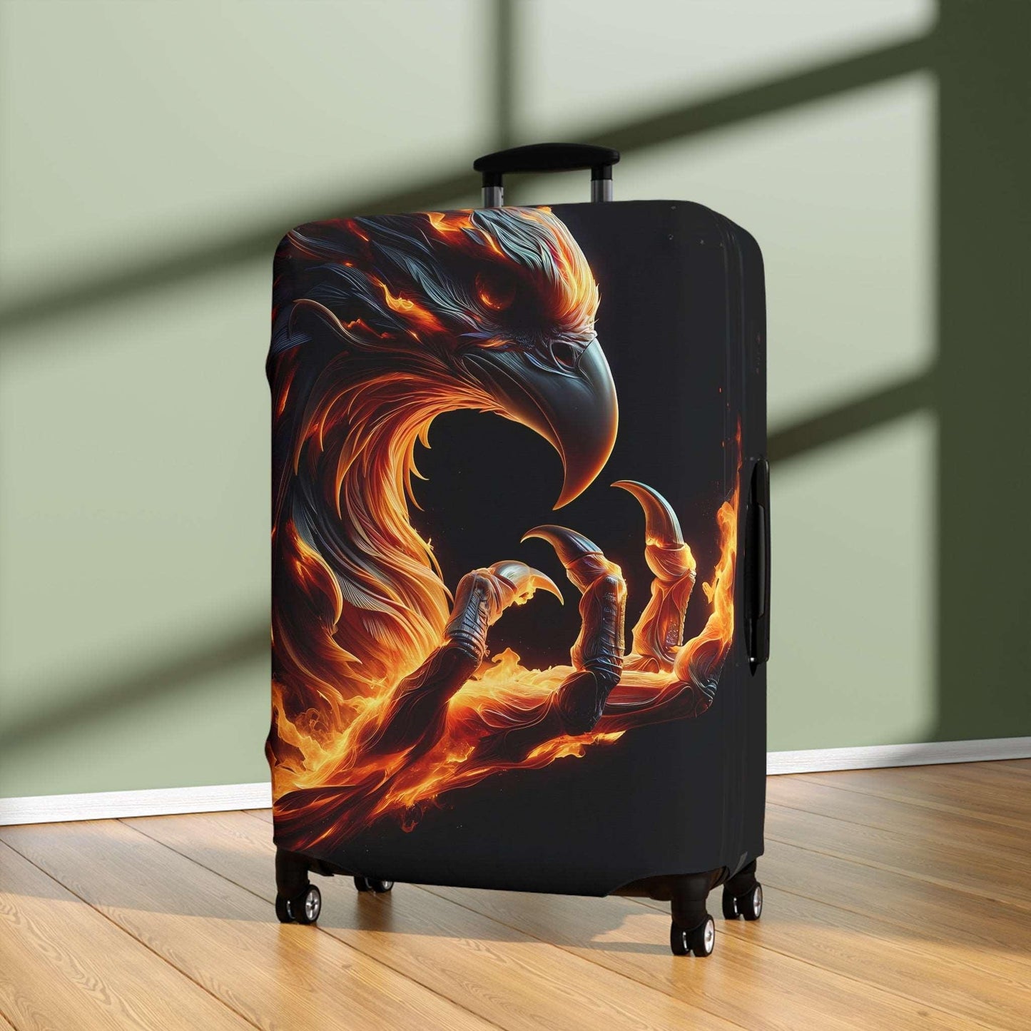 Phoenix Flame Luggage Cover - Fits 21'', 25'', 28'' Suitcases