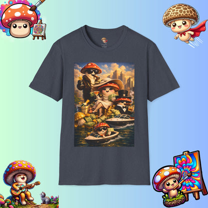 Thank You For Your Wealth - Satirical Luxury Mushroom Shirt