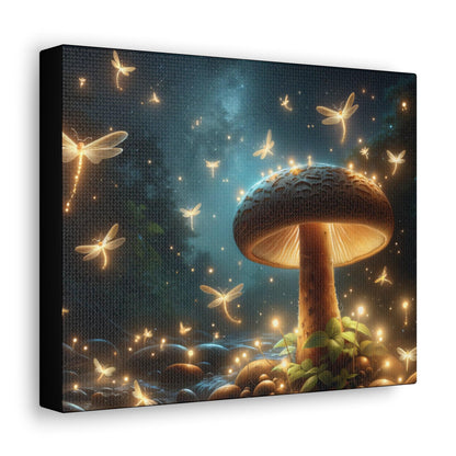 Enchanted Shiitake Light Canvas Wrap-10"x8" - Shiitake Products