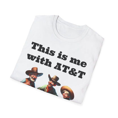 This is me with AT&T Parody shirt - living in the wild west - Shiitake Products