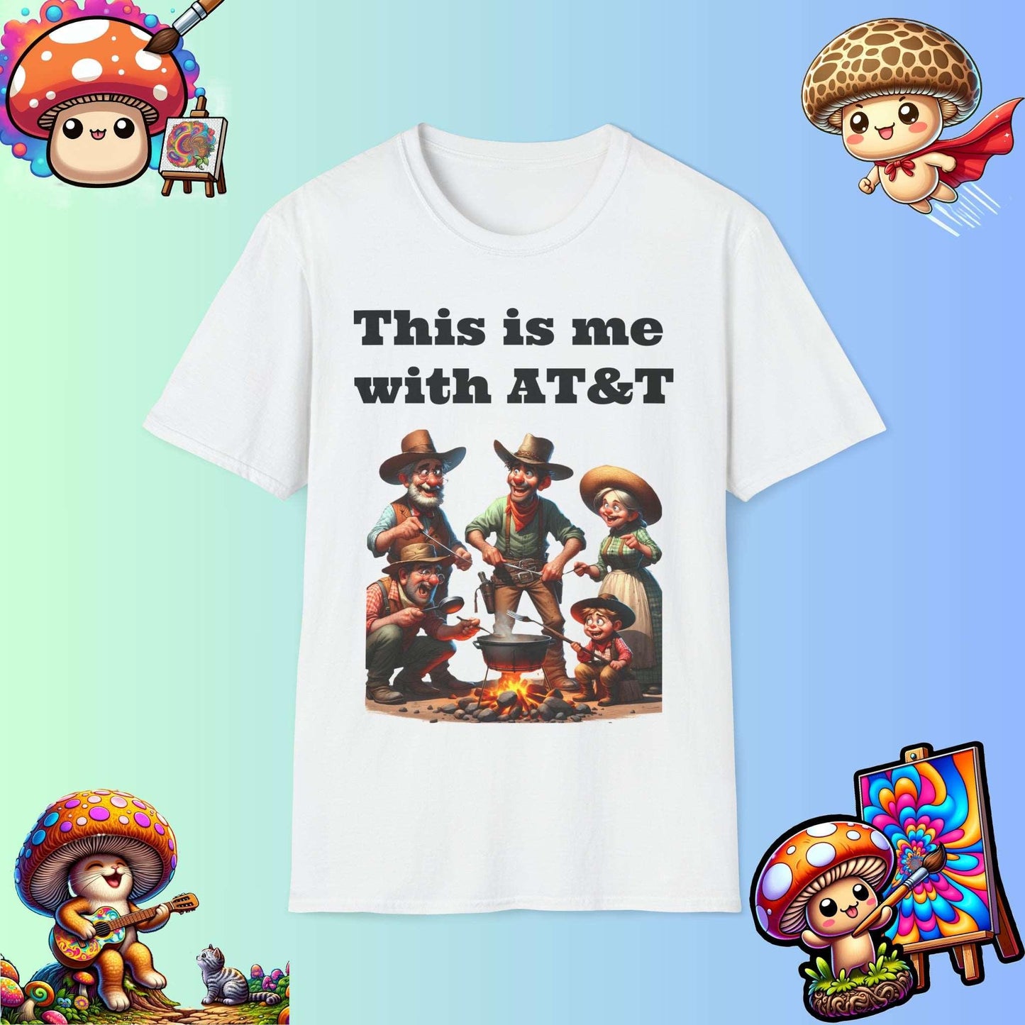 This is me with AT&T Parody shirt - living in the wild west