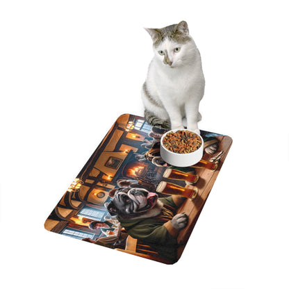 Hobbit Hounds Tavern Pet Food Mat (12x18)