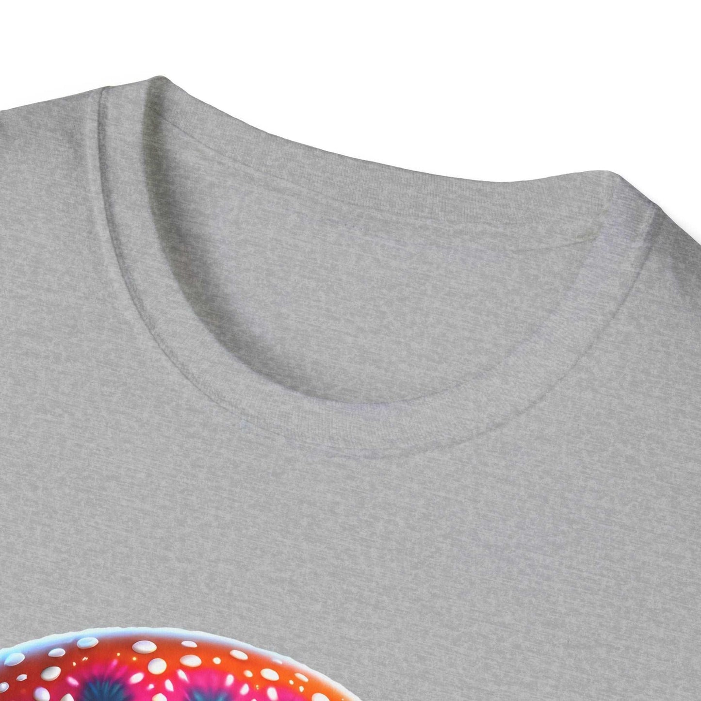 Psychedelic Guitarist Mushroom T-Shirt - Vibrant Music Festival & Concert Tee - Multiple Colors