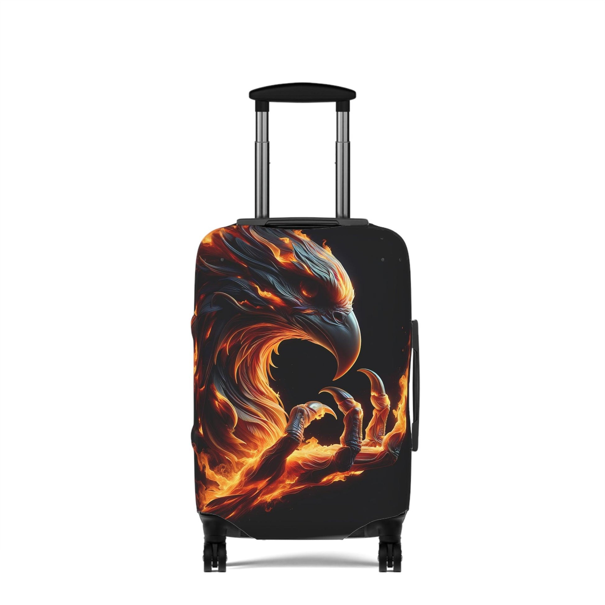 Phoenix Flame Luggage Cover - Fits 21'', 25'', 28'' Suitcases - Shiitake Products