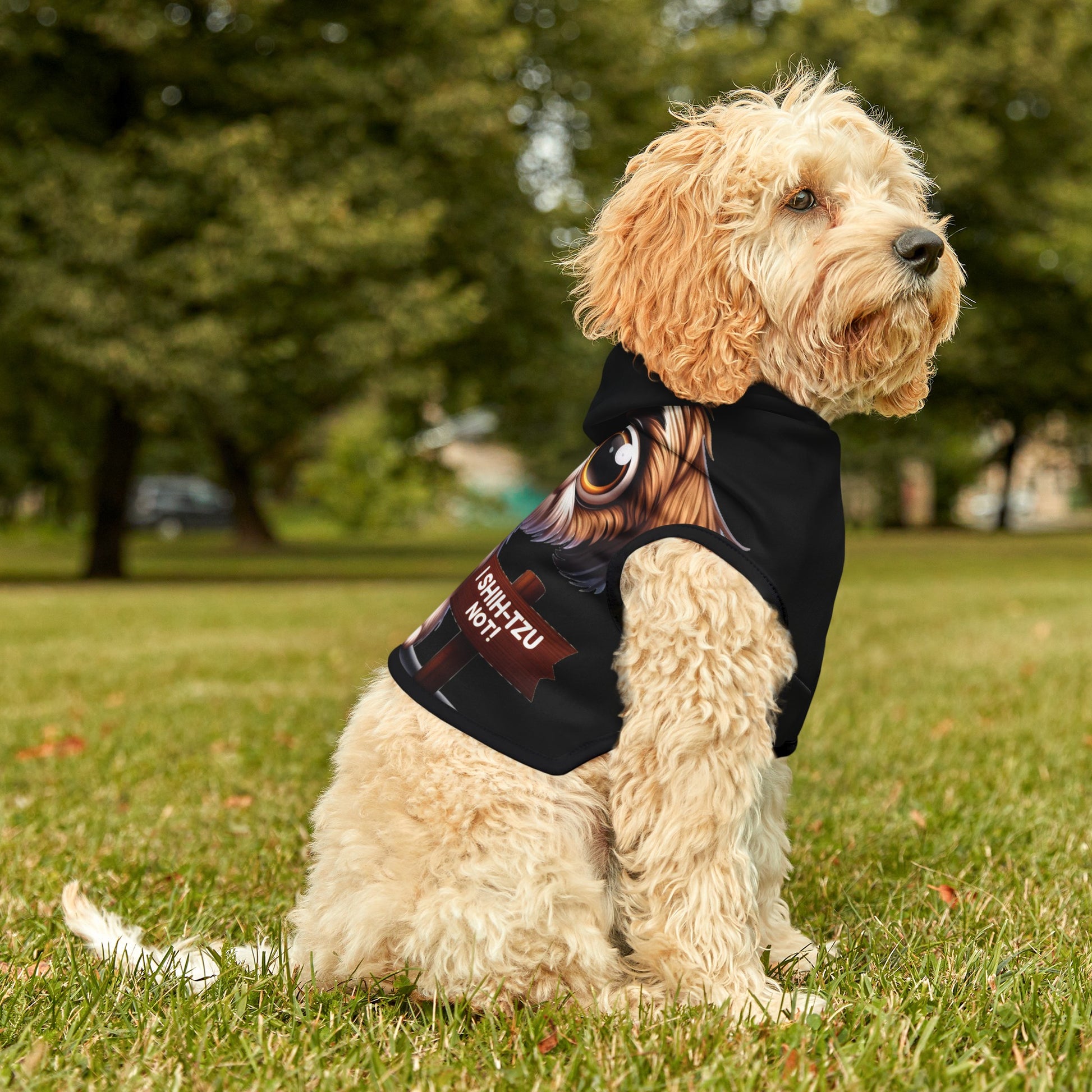 Shih Tzu Pet Hoodie Cute Adorable Design with