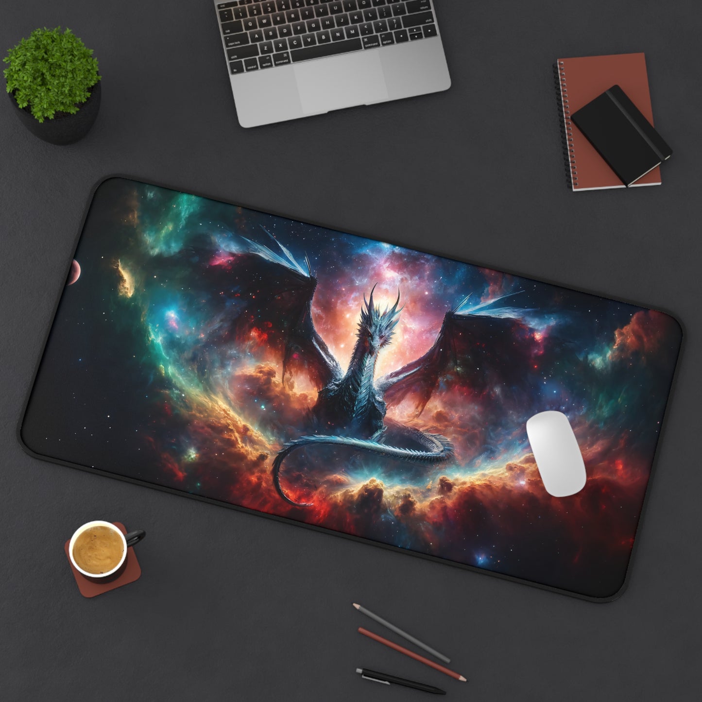 Cosmic Dragon Conqueror Desk Mat - 31.5"x15.5"