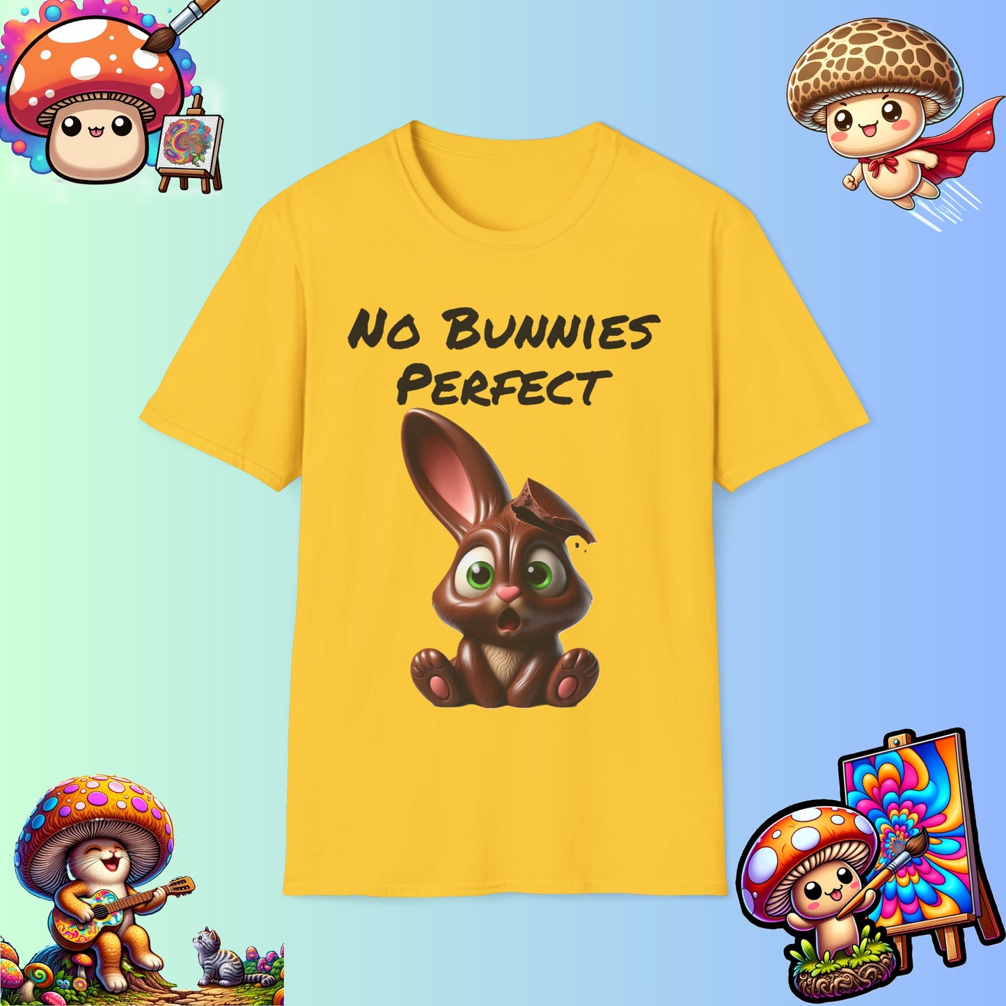 No Bunnies Perfect - Funny Unisex Cotton T-shirt